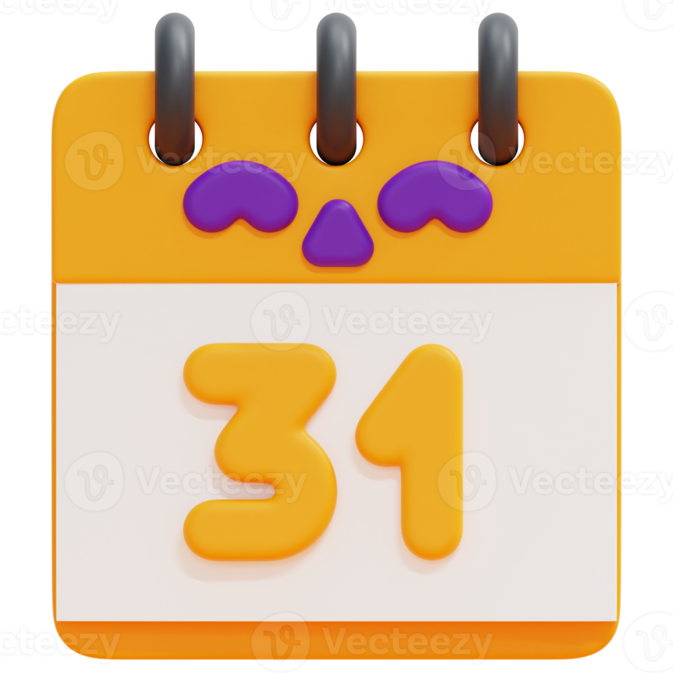 calendar 3d render icon illustration png