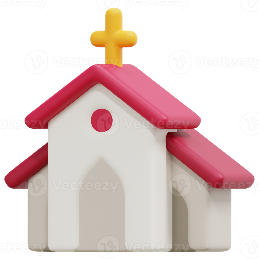 Free church 3d render icon illustration 11650848 PNG with Transparent  Background