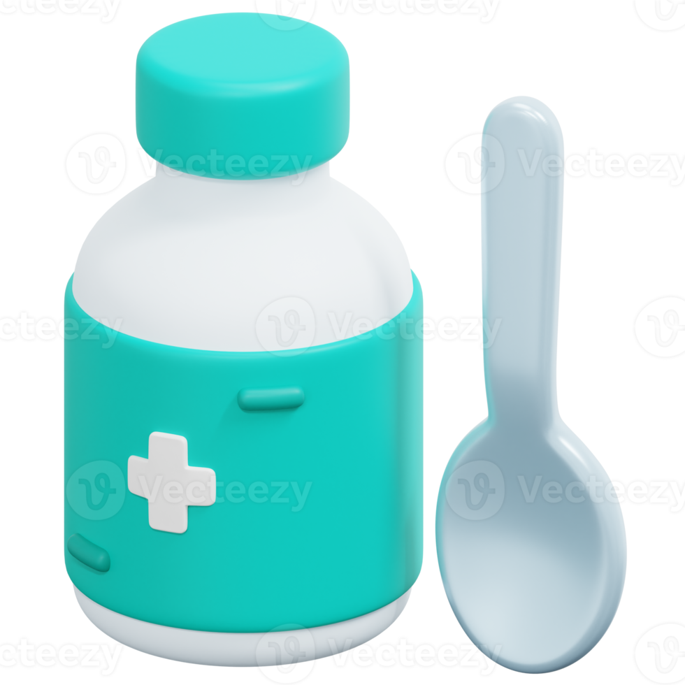 cough 3d render icon illustration png