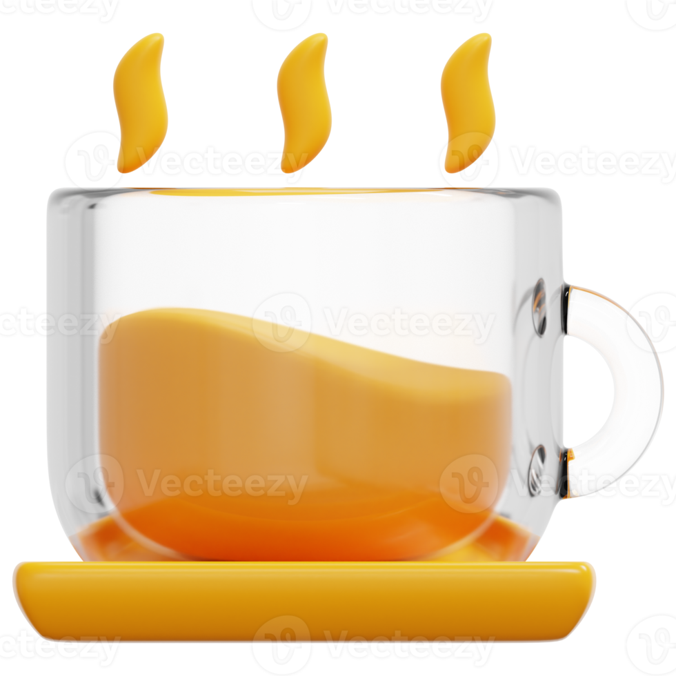 cup 3d render icon illustration png