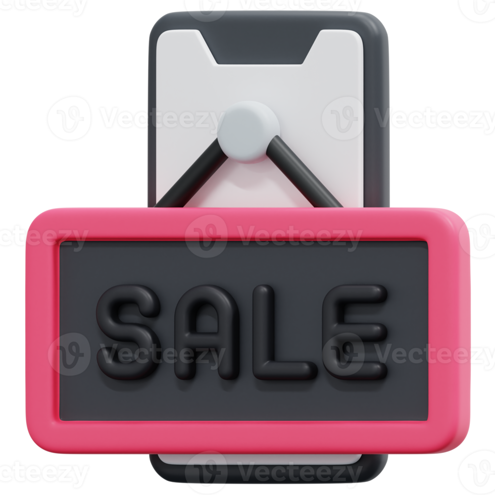 online shop 3d render icon illustration png