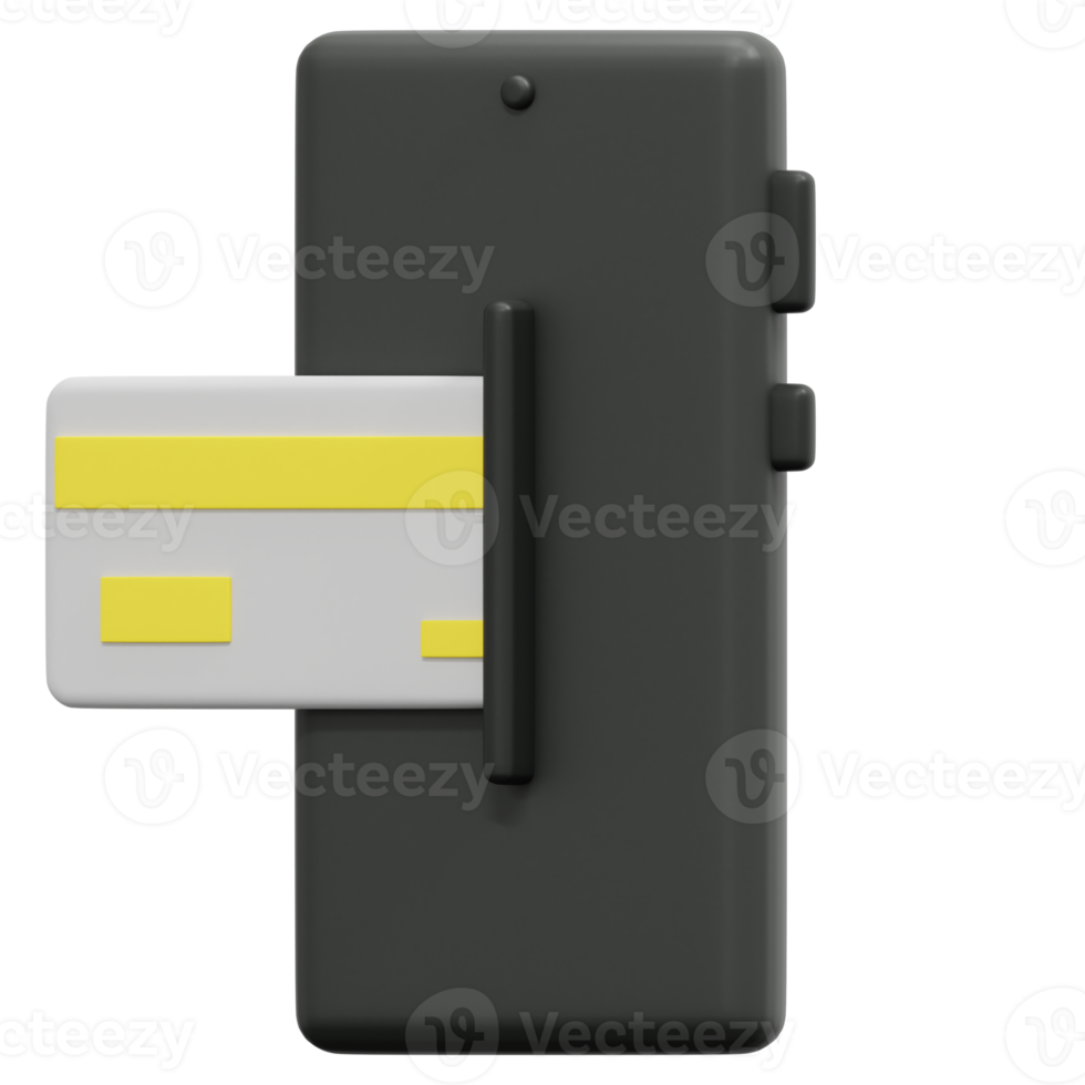 online payment 3d render icon illustration png