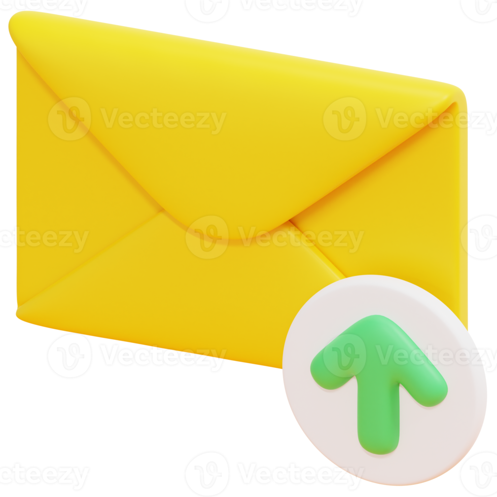 upload 3d render icon illustration png