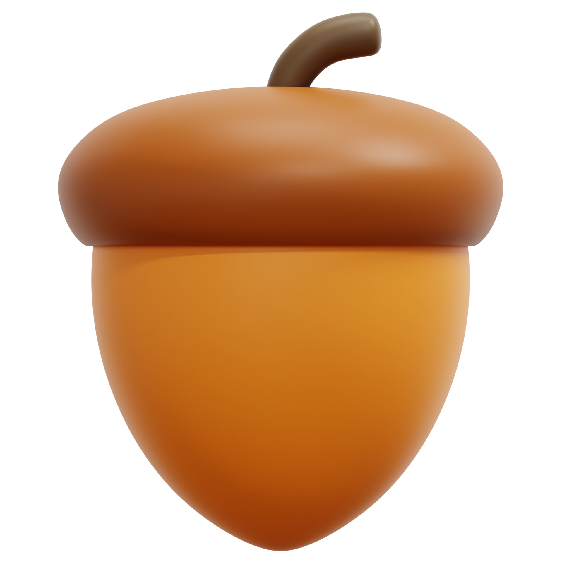 acorn 3d render icon illustration 11650995 PNG