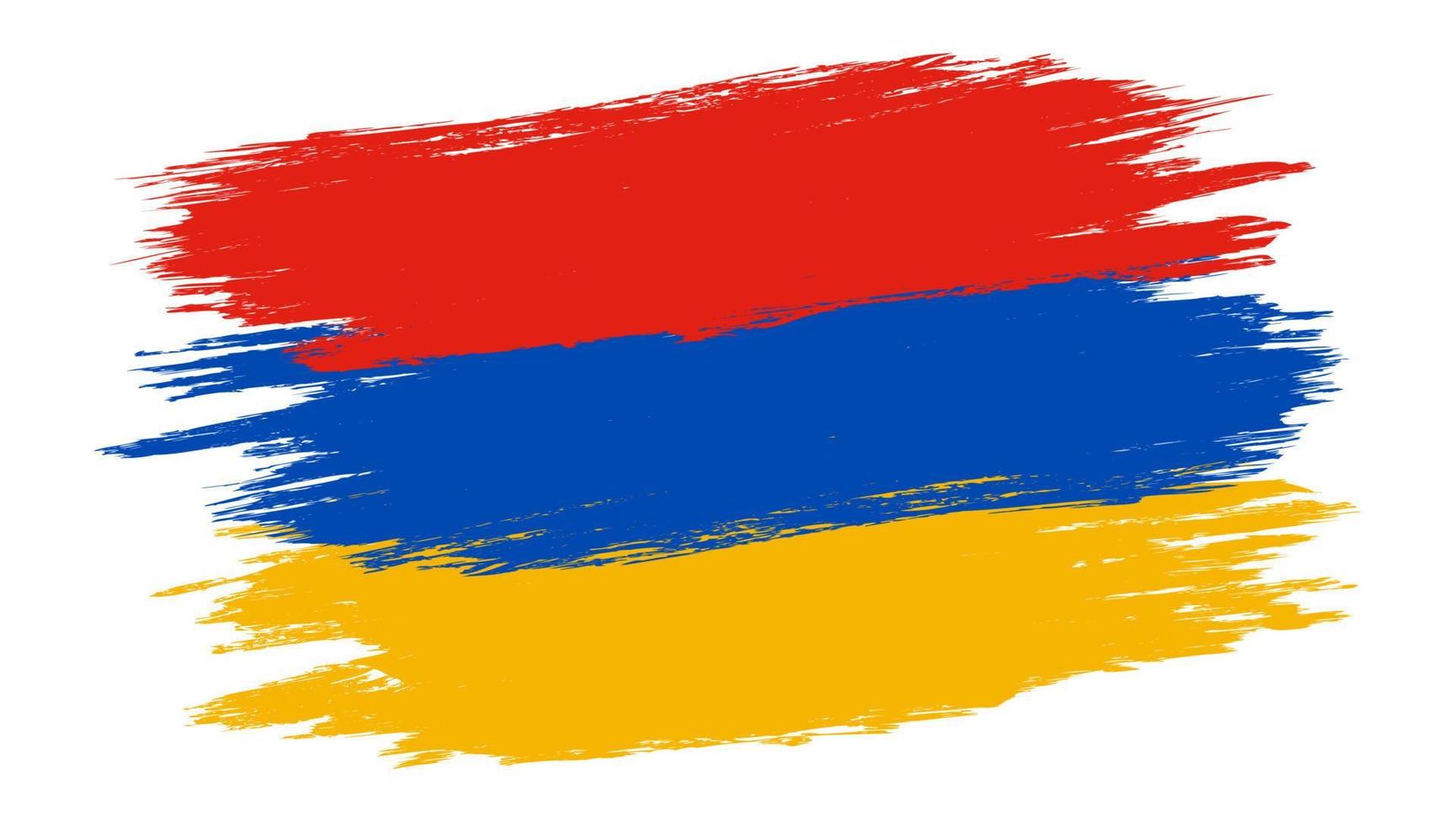 Vector vintage Armenia flag