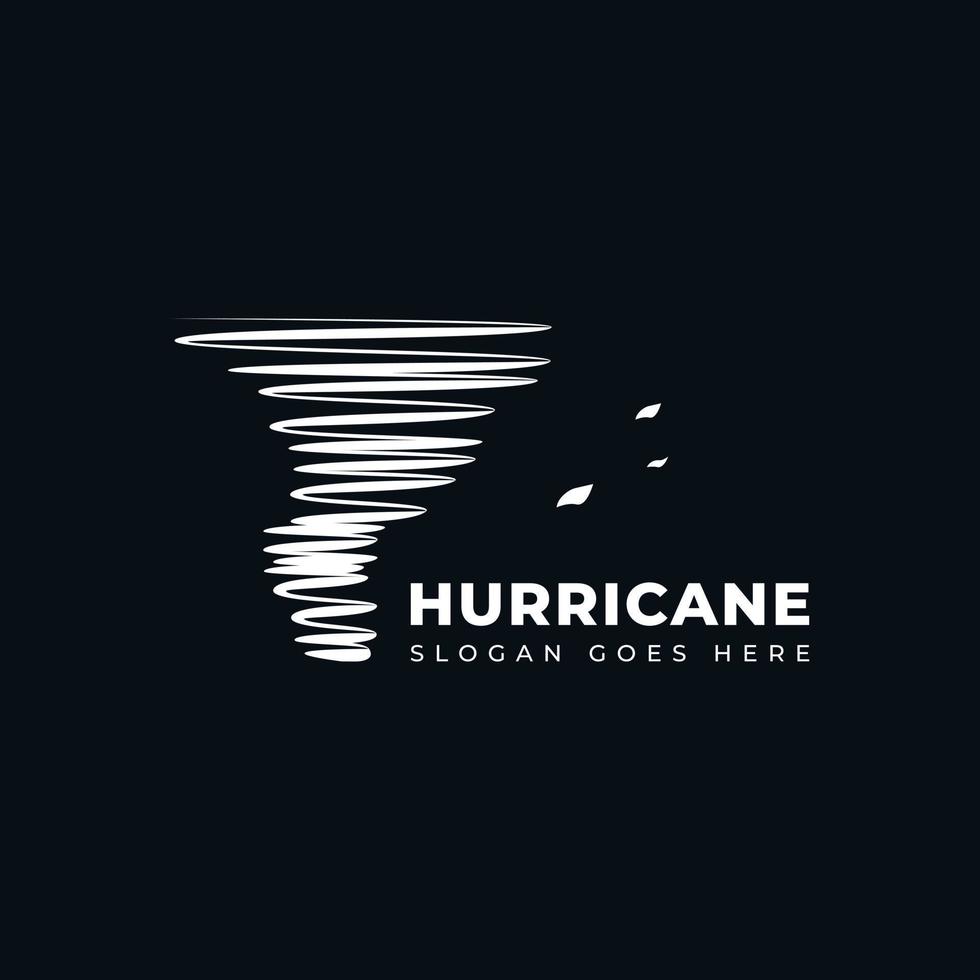 Hurricane symbol. Typhoon, storm, twister, vortex illustration design in abstract style. vector