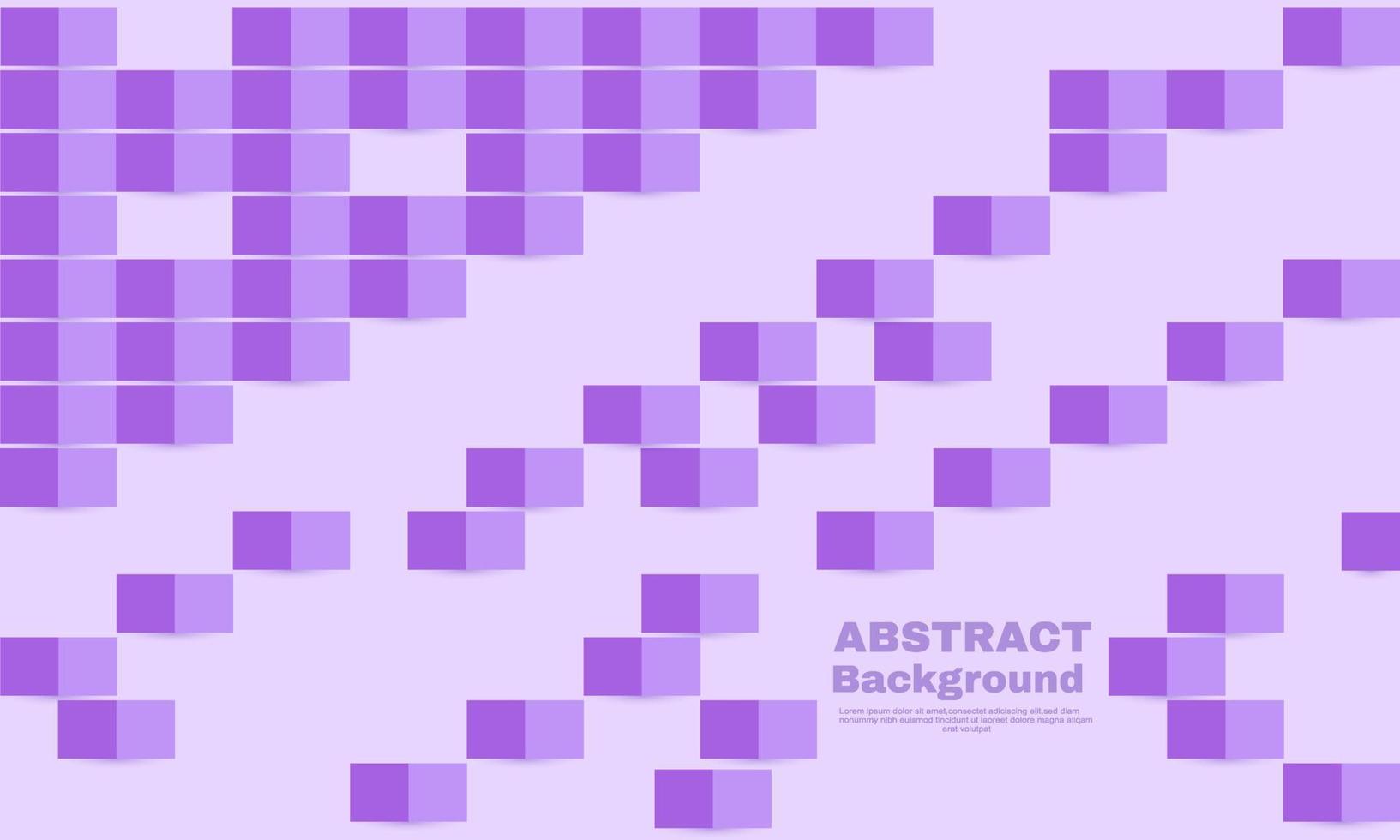 abstract purple modern square background 3d vector