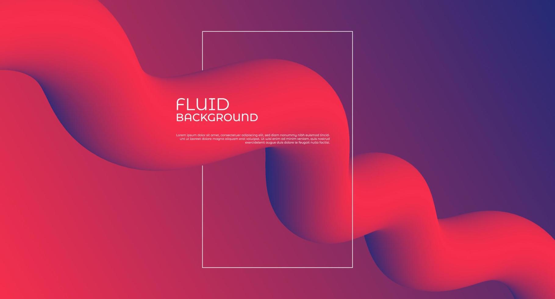 Modern trending abstract wave. Futuristic poster with gradient 3d. Innovation background design for cover, landing page. Vector illustration