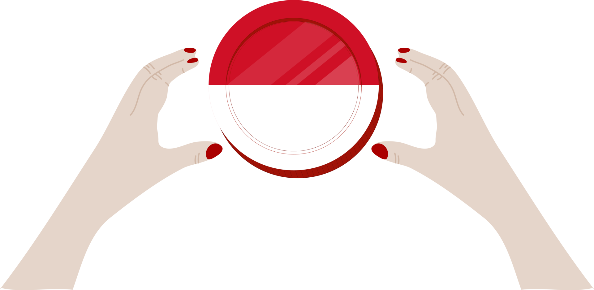 Indonesian flag hand drawn.indonesian rupiah hand drawn png