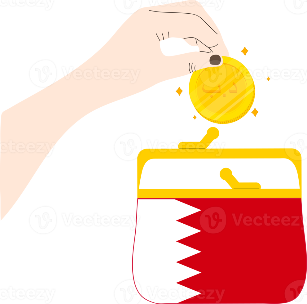 bandera de bahrein dibujada a mano,dinar de bahrein dibujado a mano png