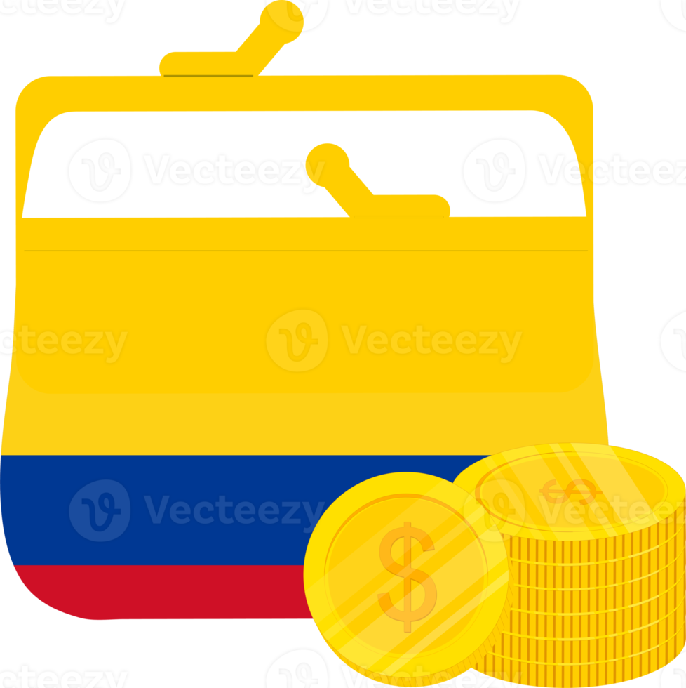 colombia flagga hand ritade, colombianska peso hand dragen png