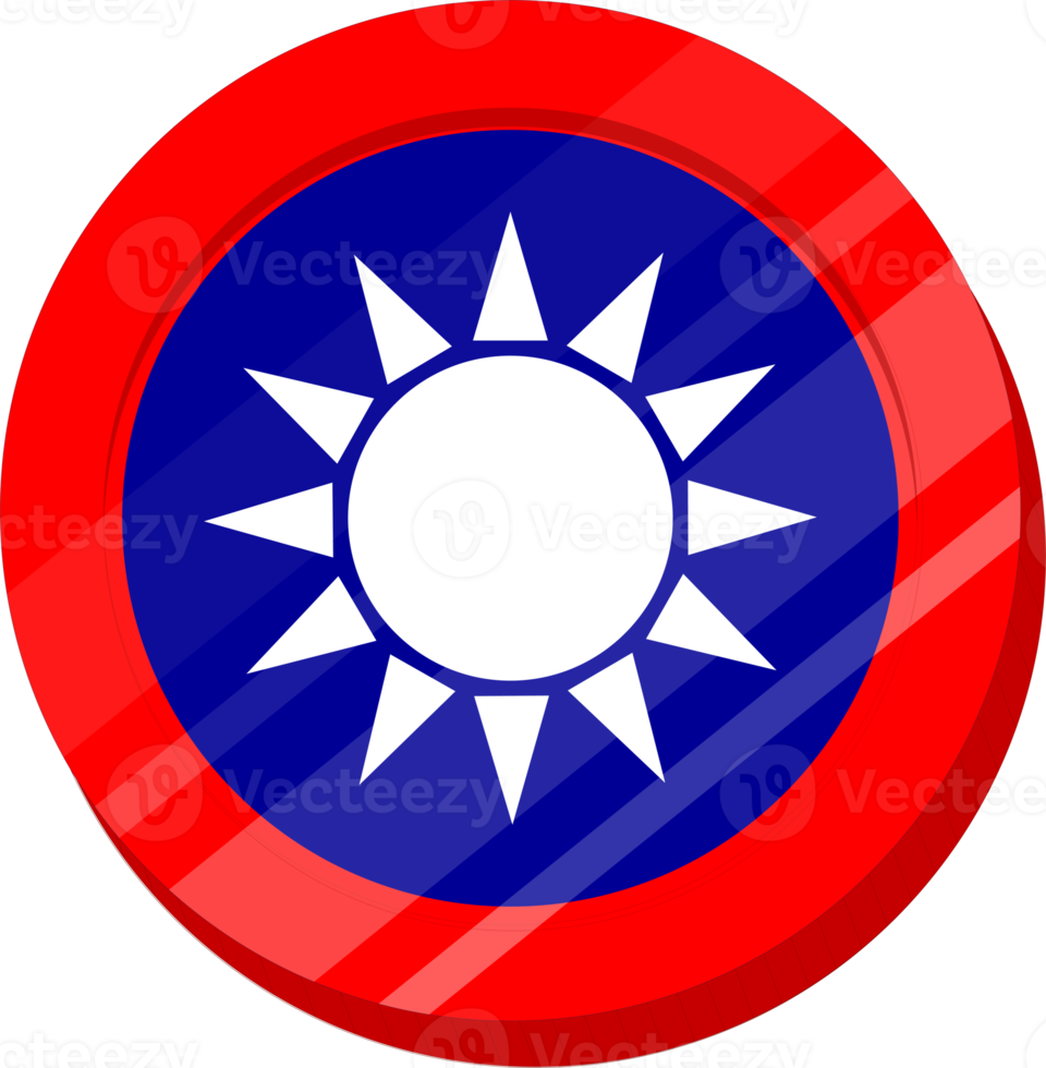 Taiwan-Flagge handgezeichnet, neue Taiwan-Dollar-Hand gezeichnet png