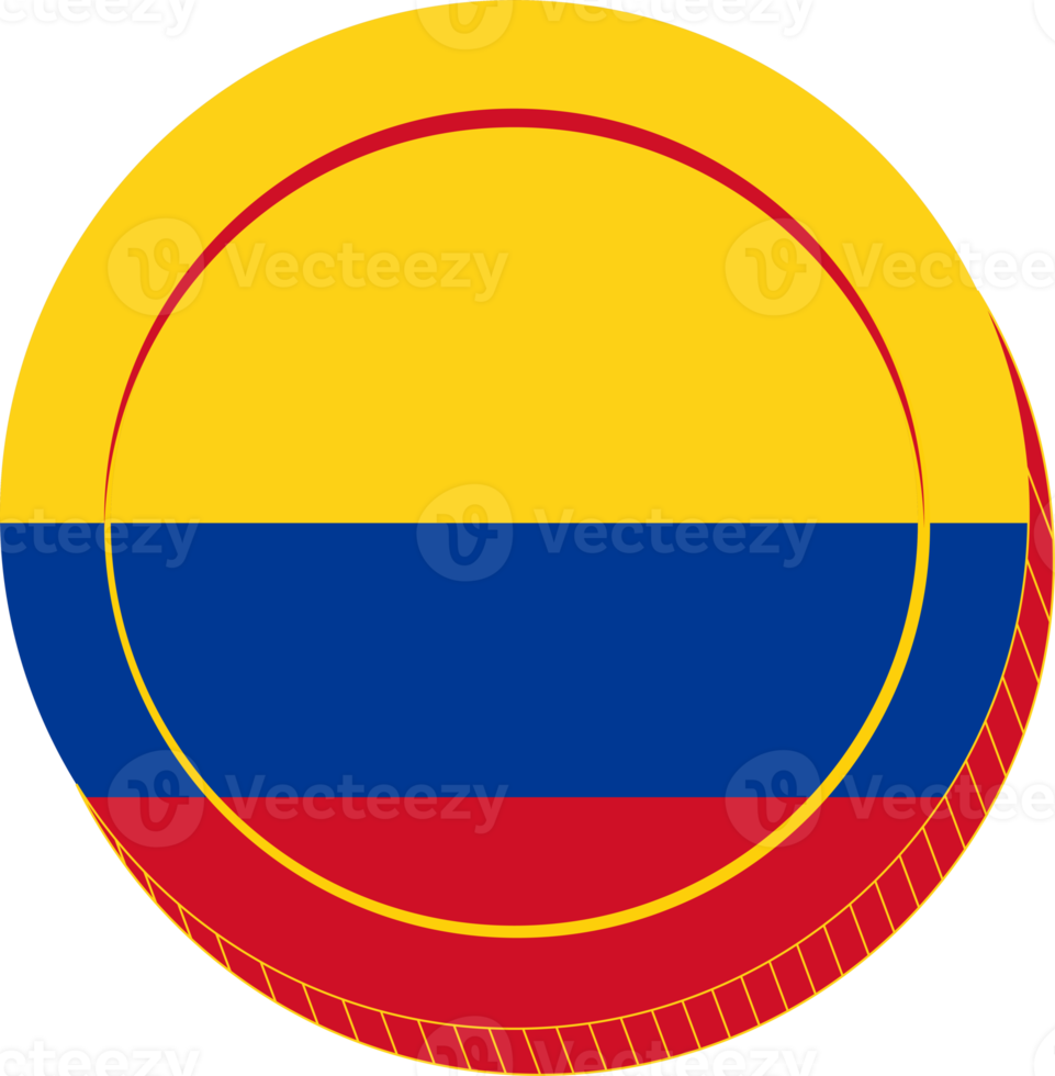 bandera de colombia dibujada a mano, peso colombiano dibujado a mano png