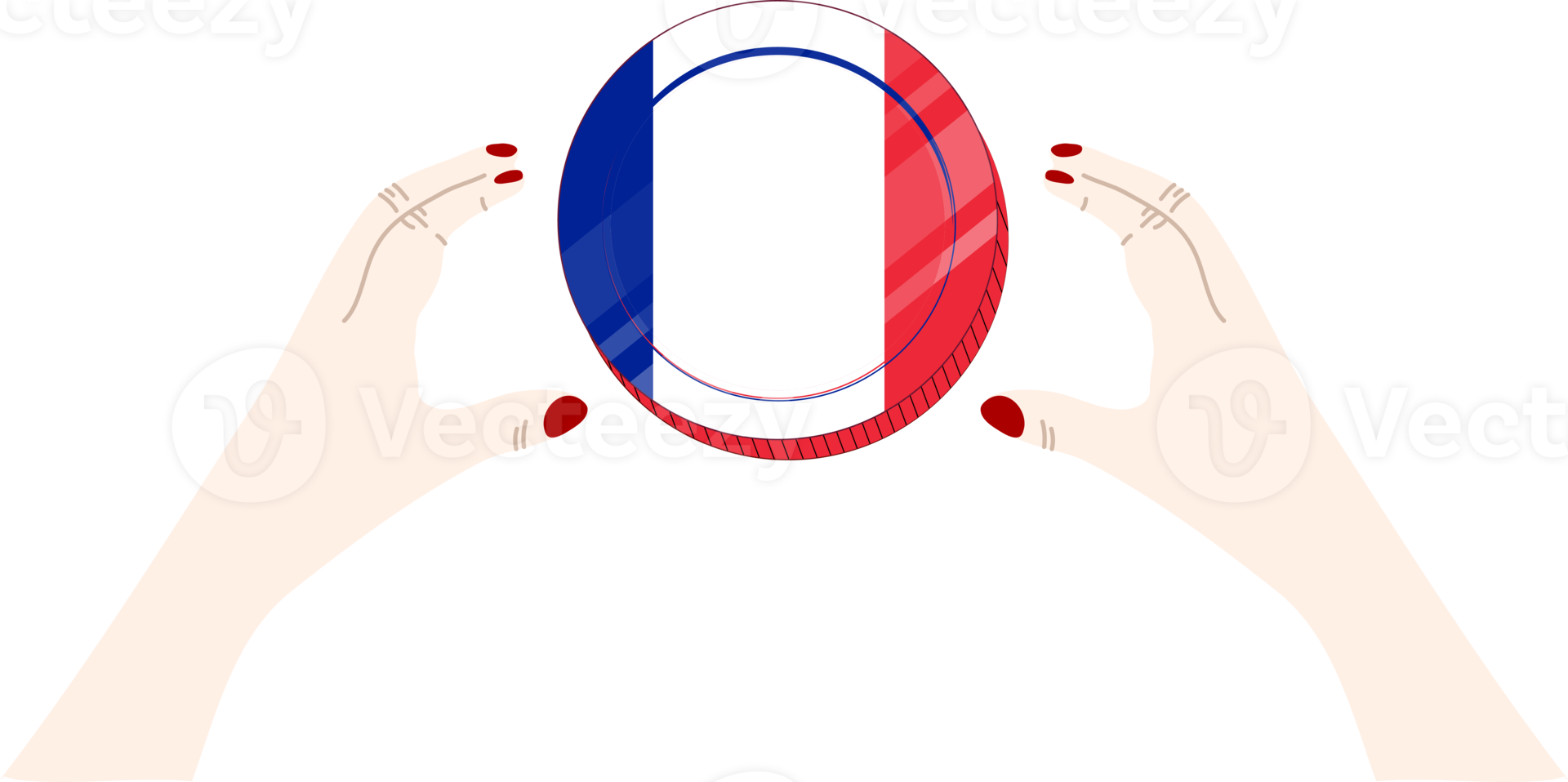 bandera nacional de francia dibujada a mano, eur dibujada a mano png