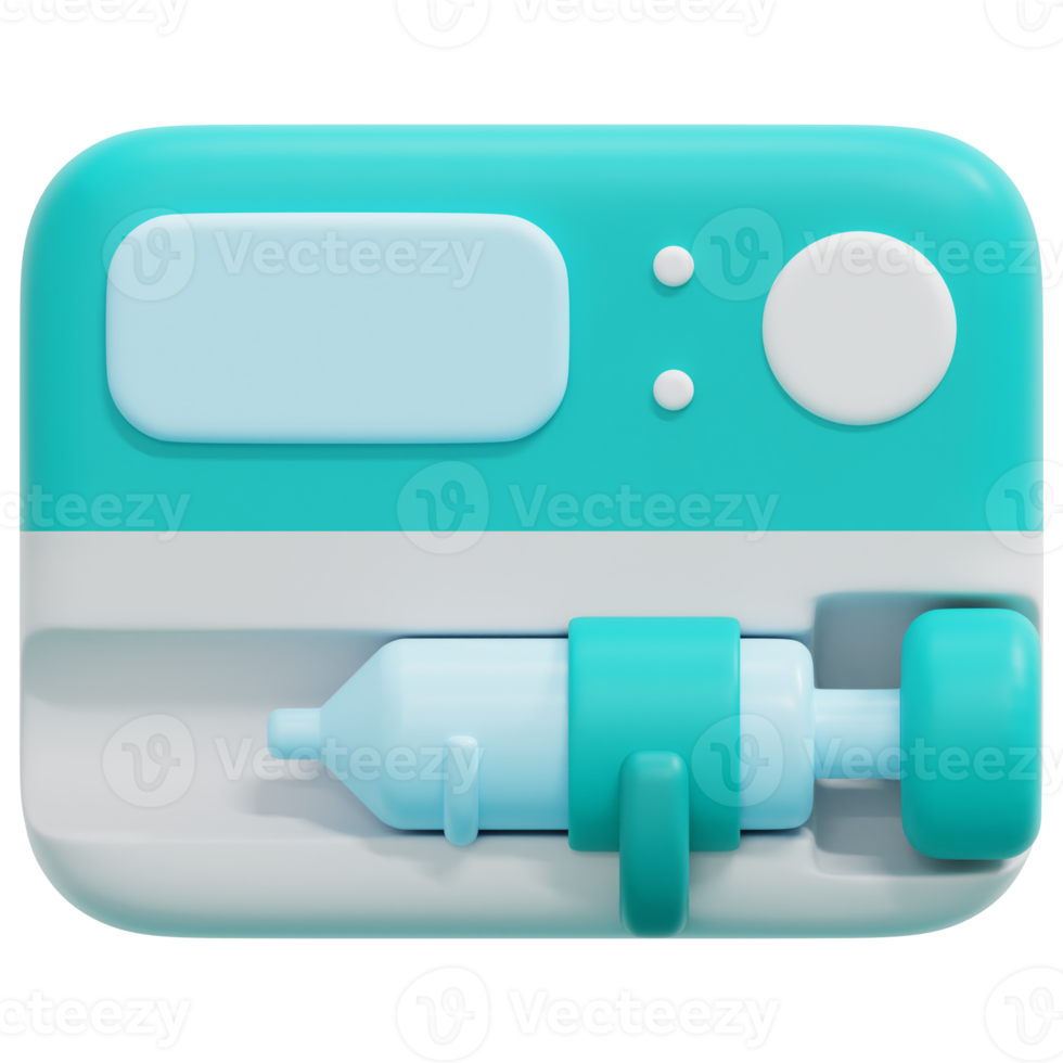 pump 3d render icon illustration png