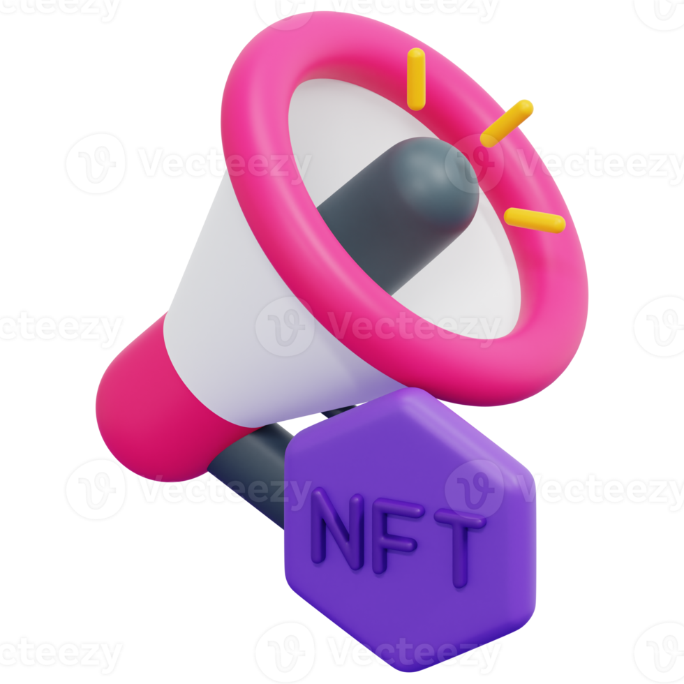 promote 3d render icon illustration png