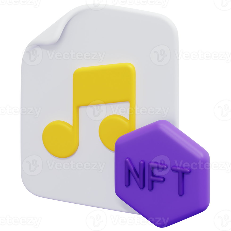 music 3d render icon illustration png