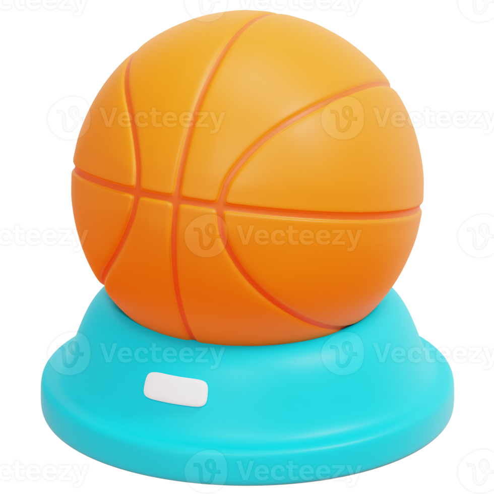 trophy 3d render icon illustration png