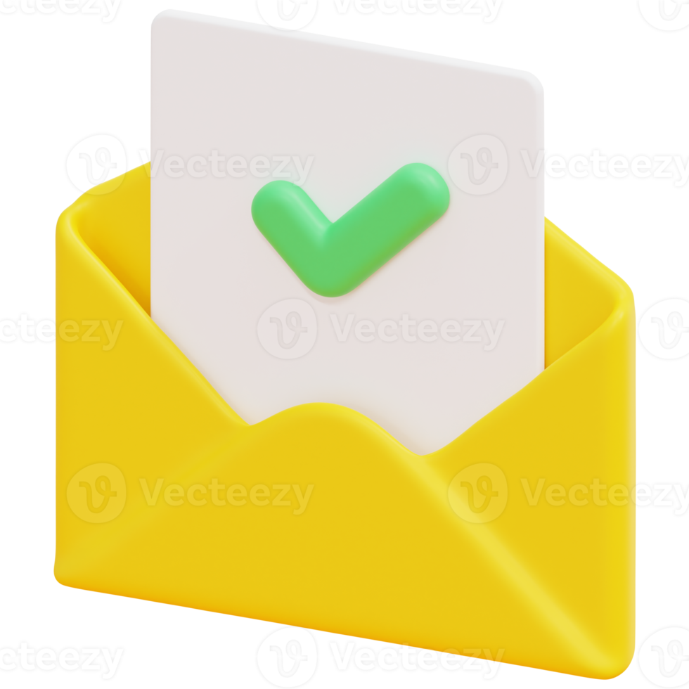 approved 3d render icon illustration png