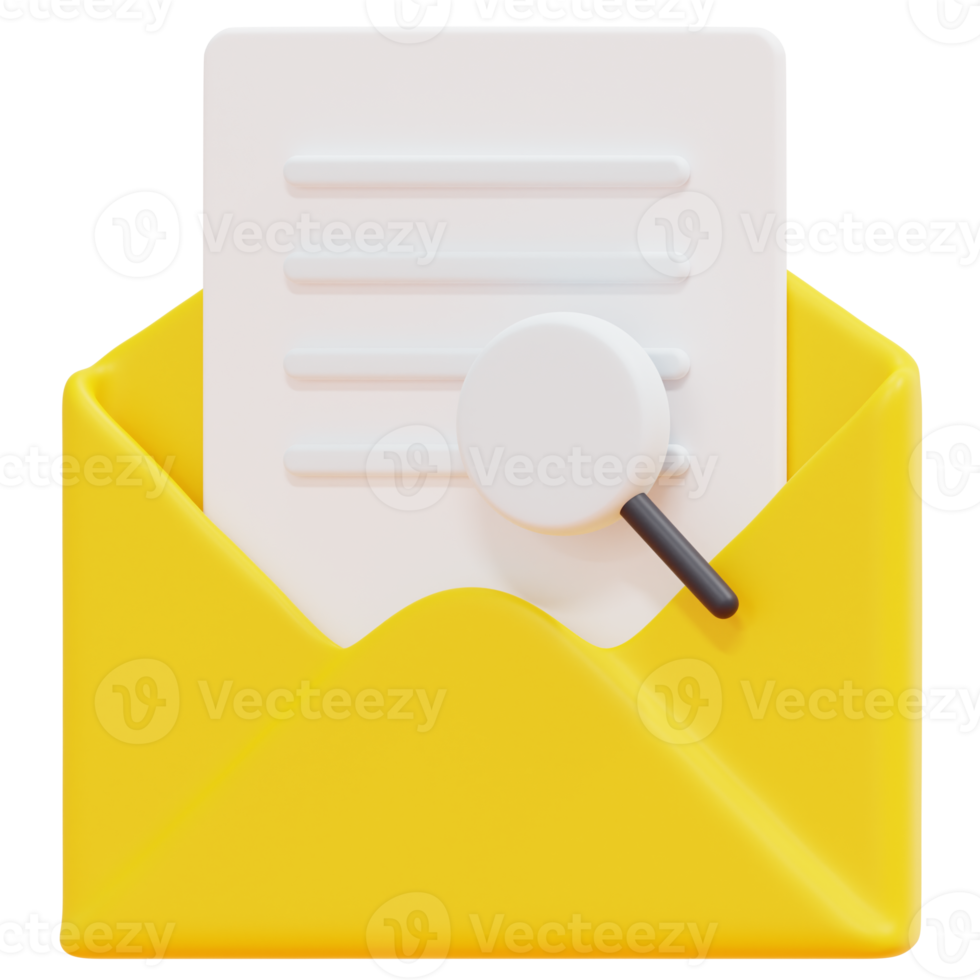 searching 3d render icon illustration png