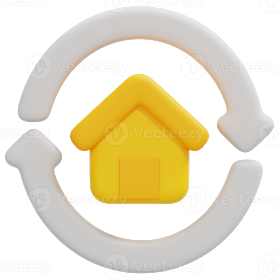 renovation 3d render icon illustration png