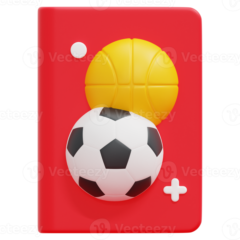 sport 3d render icon illustration png