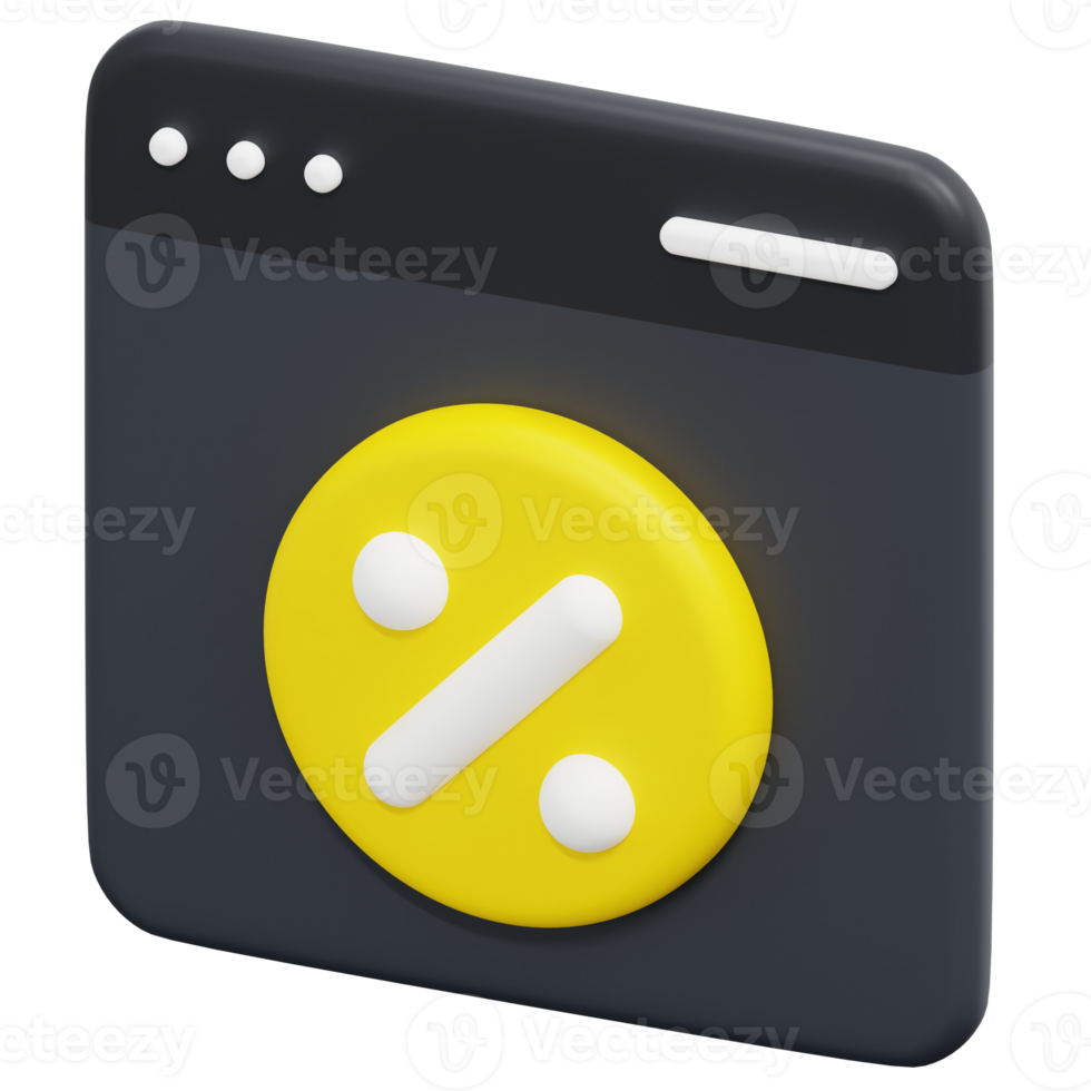 online discount 3d render icon illustration png