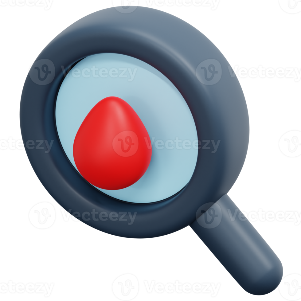 illustration d'icône de rendu 3d de test sanguin png