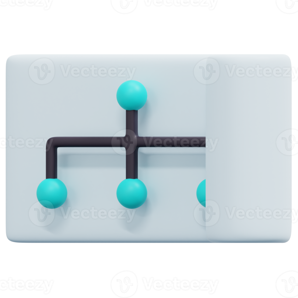 plano de marketing ilustração de ícone de renderização 3d png