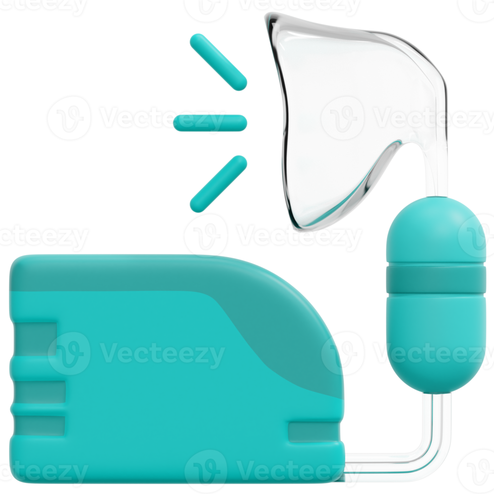 nebulizer 3d render icon illustration png