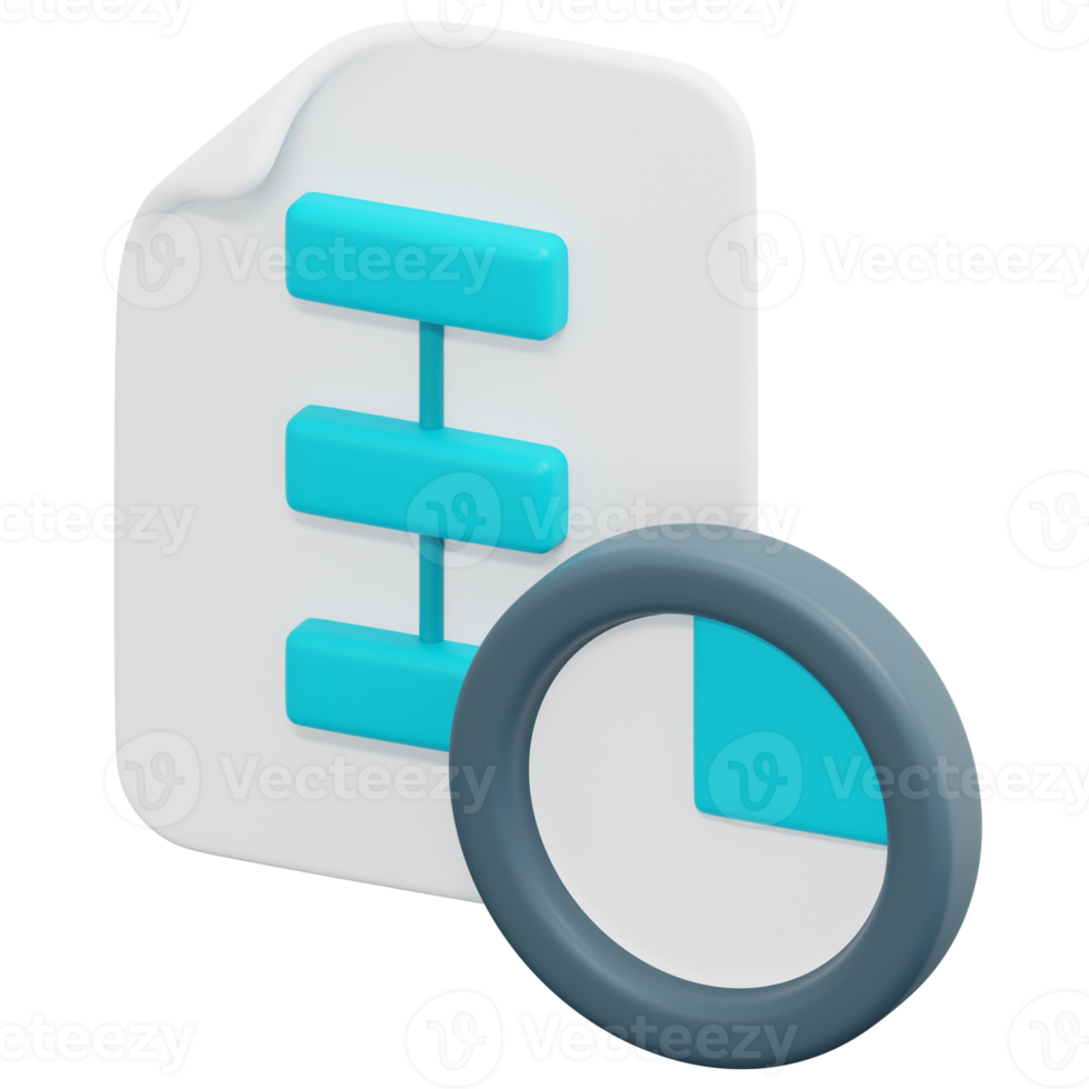 planing 3d render icon illustration png