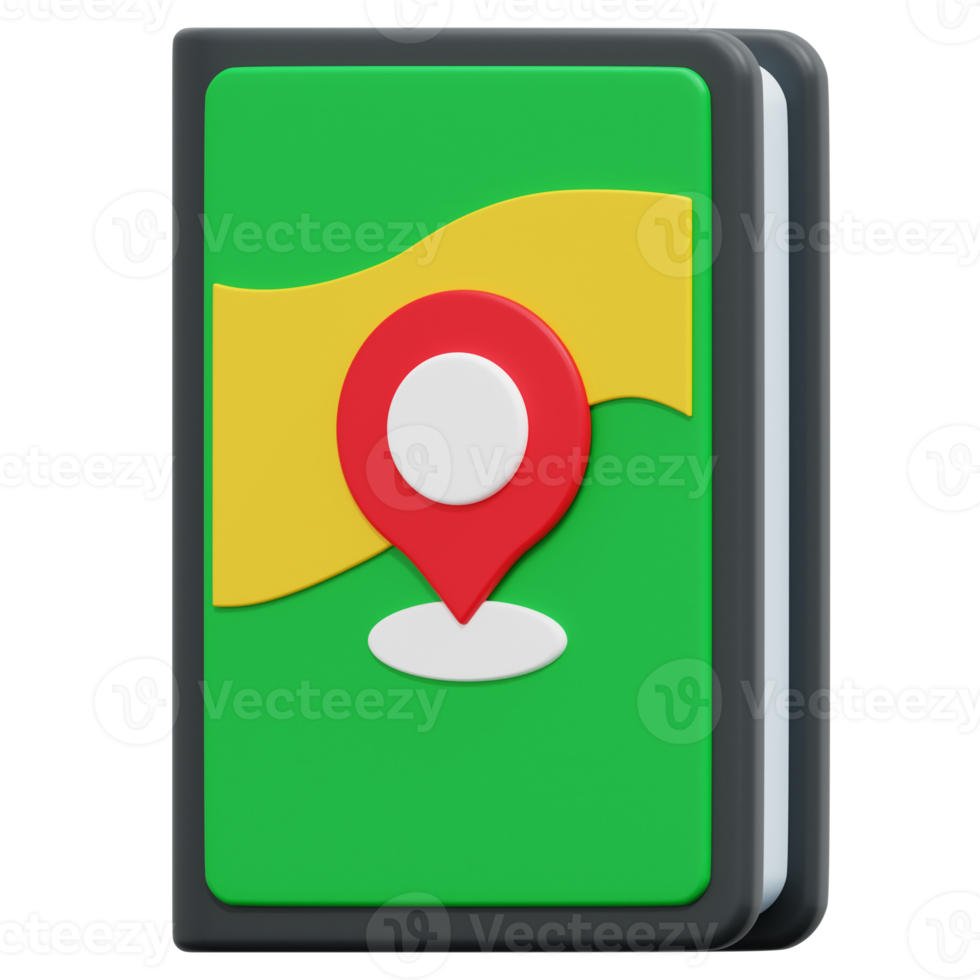 travel 3d render icon illustration png