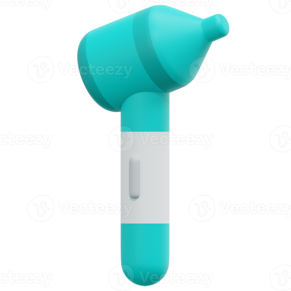 otoscope 3d render icon illustration png