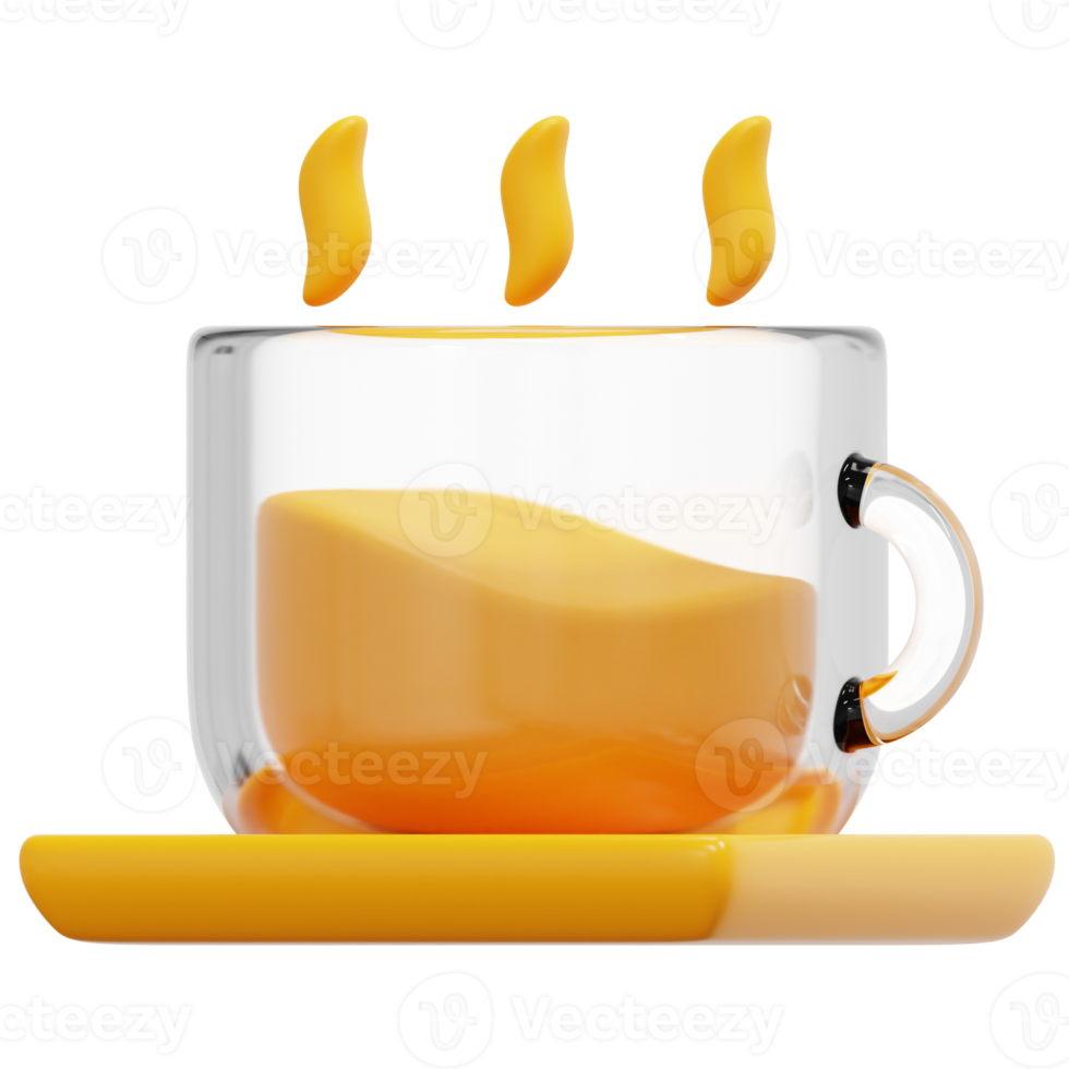 cup 3d render icon illustration png