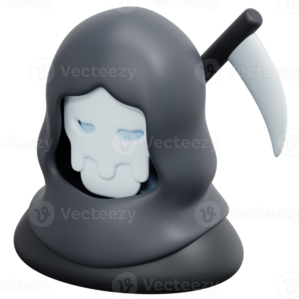 reaper 3d render icon illustration png