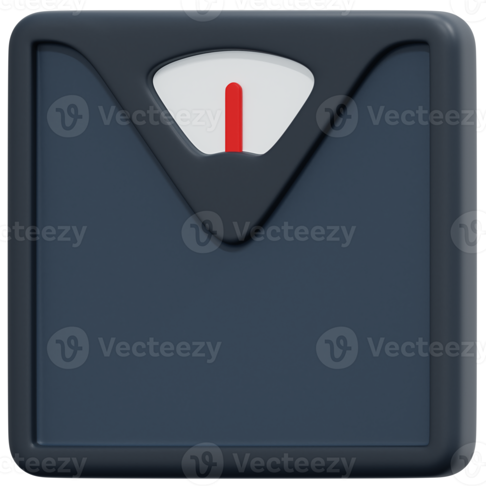 weight 3d render icon illustration png