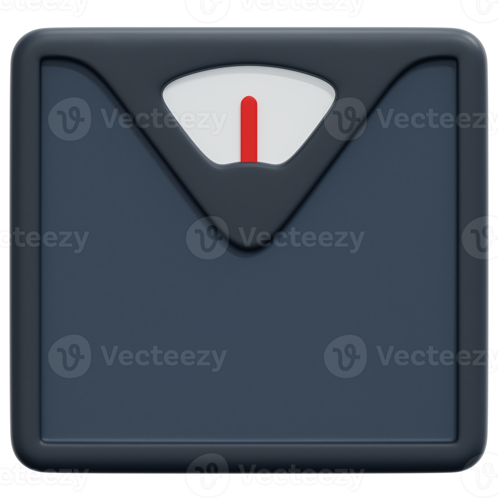 weight 3d render icon illustration png