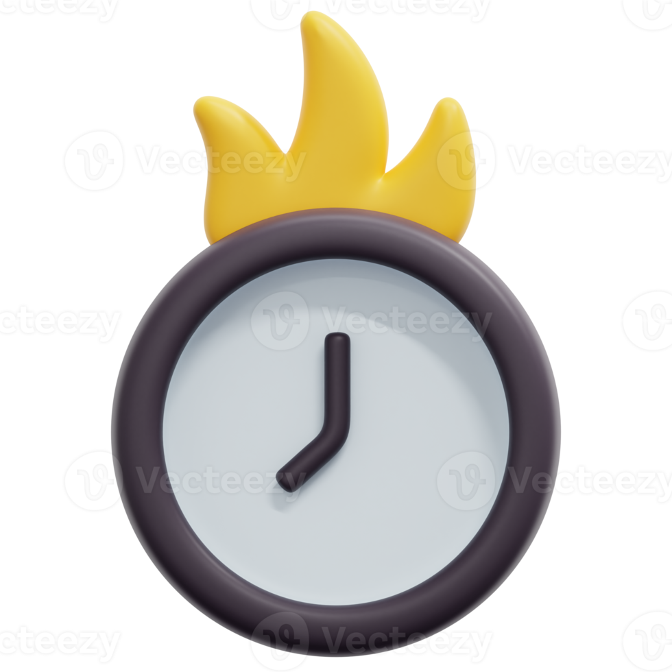 deadline 3d render icon illustration png
