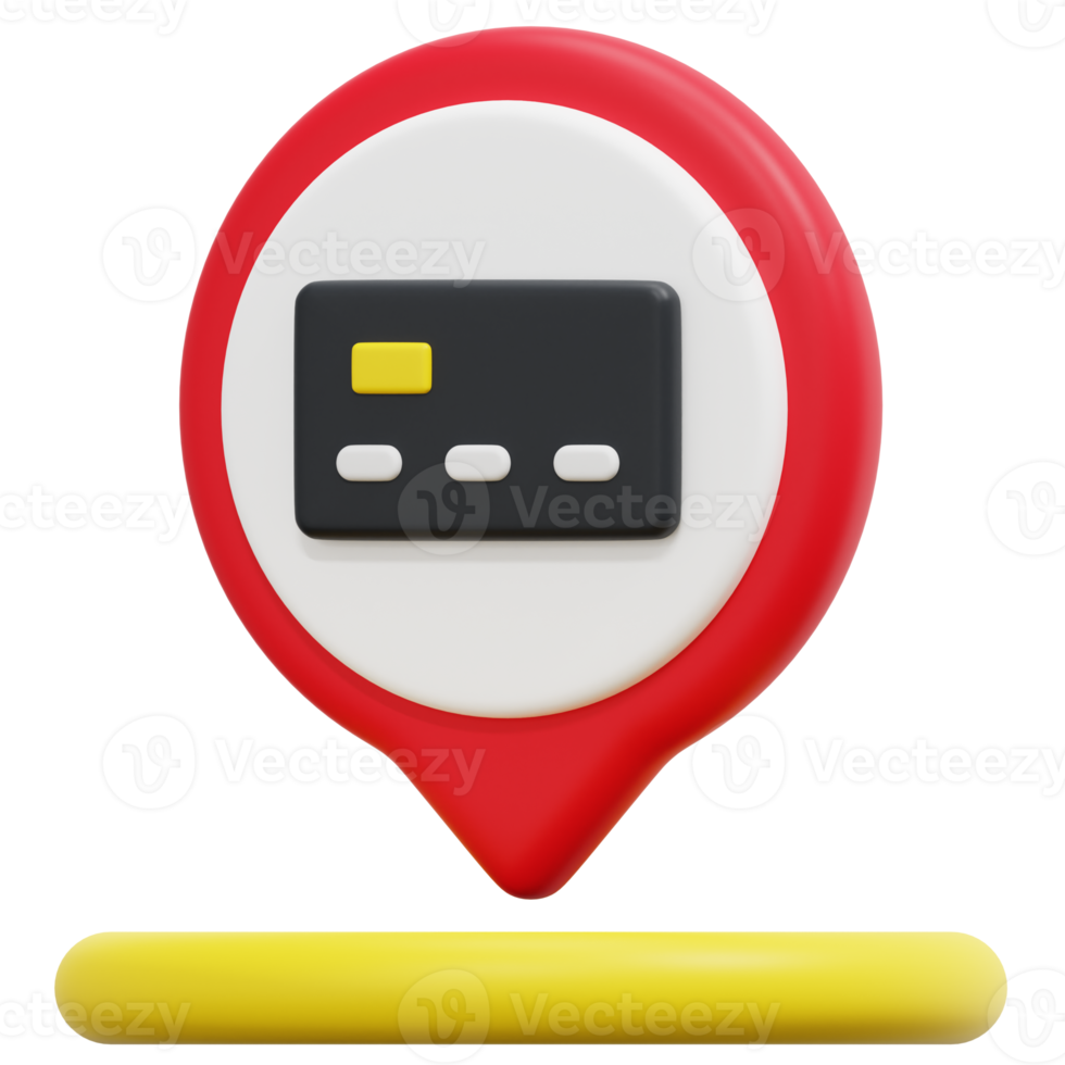 credit card 3d render icon illustration png