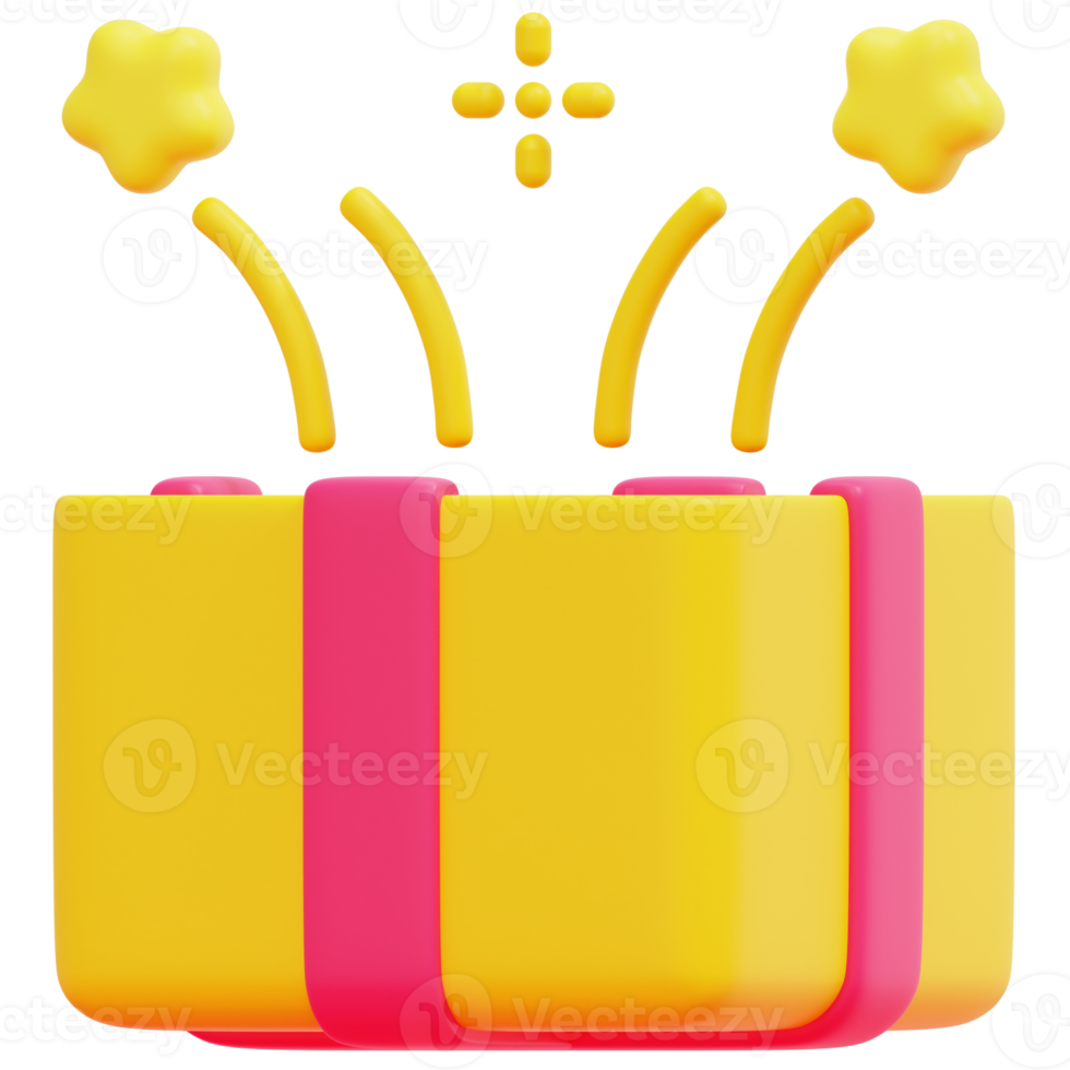 surprise 3d render icon illustration png