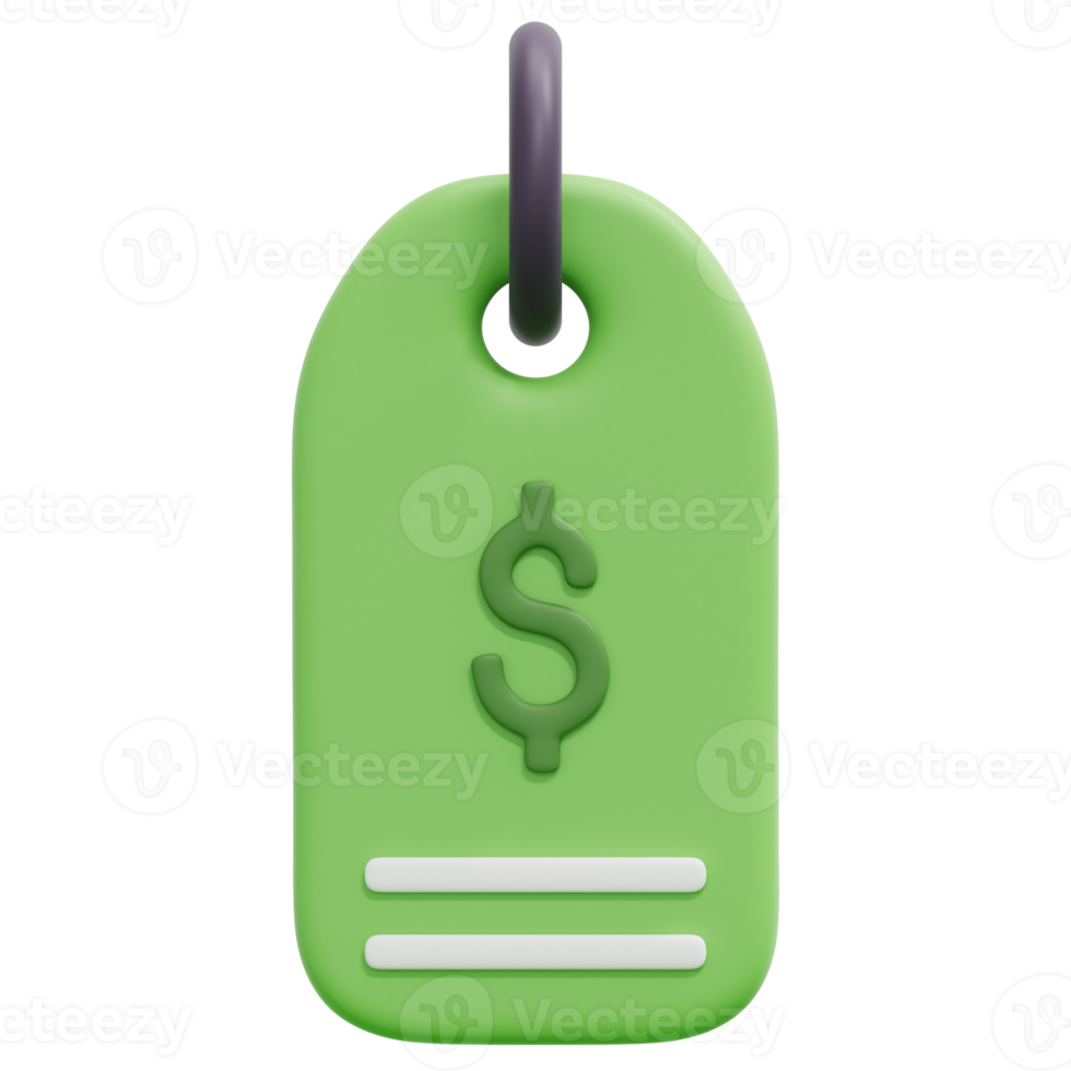 sale tag 3d render icon illustration png