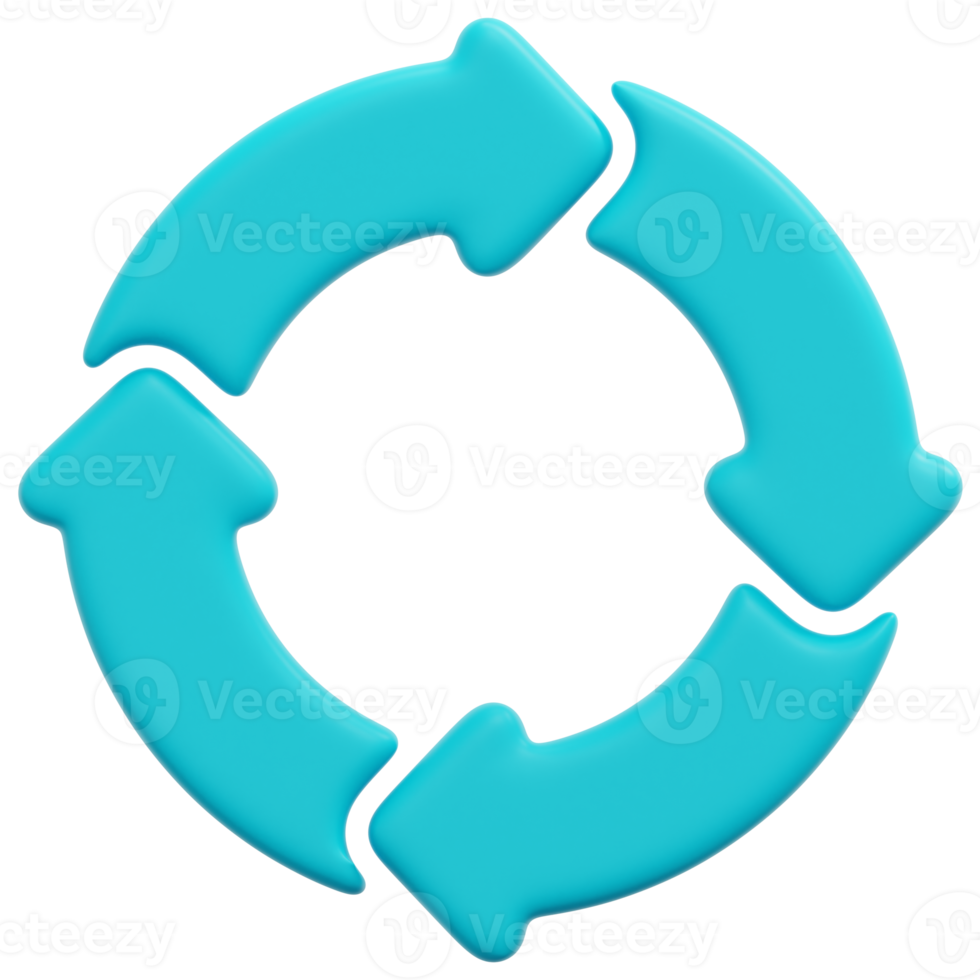 continuous 3d render icon illustration png