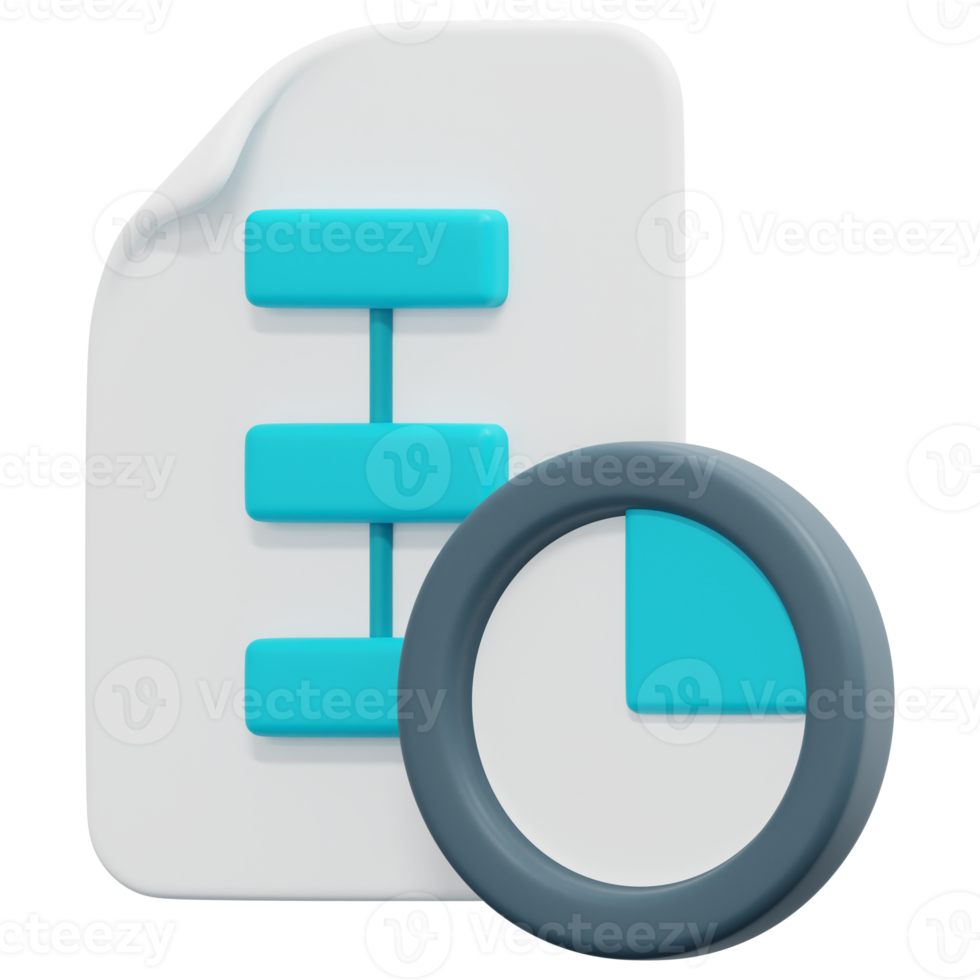 planing 3d render icon illustration png