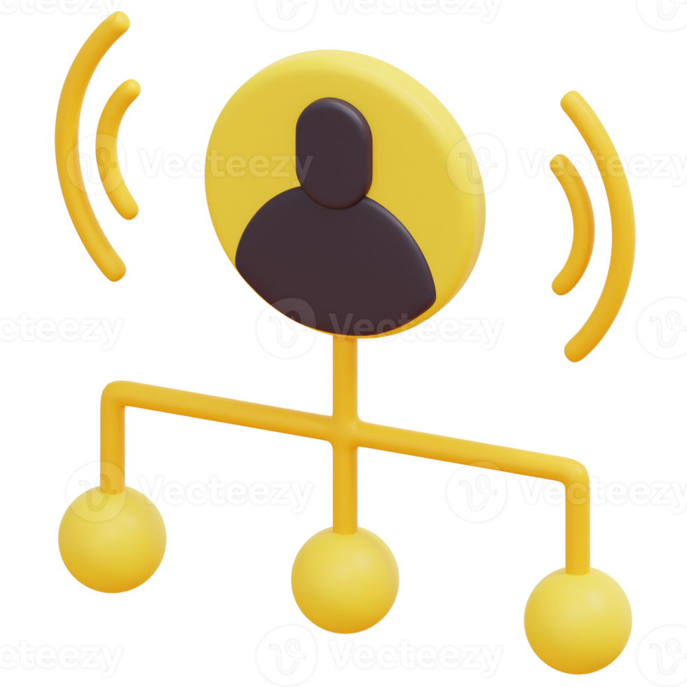 affiliate marketing 3d render icon illustration png