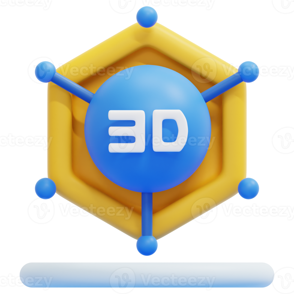 design 3d ilustração de ícone de renderização 3d png