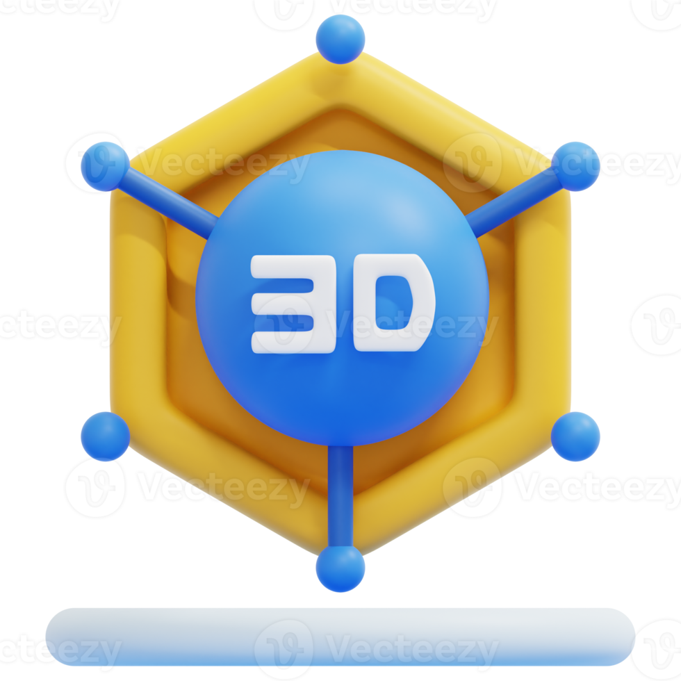 design 3d ilustração de ícone de renderização 3d png