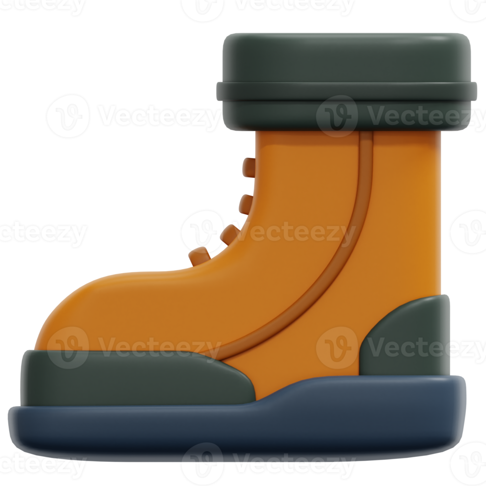 ilustração de ícone de renderização 3d de botas png