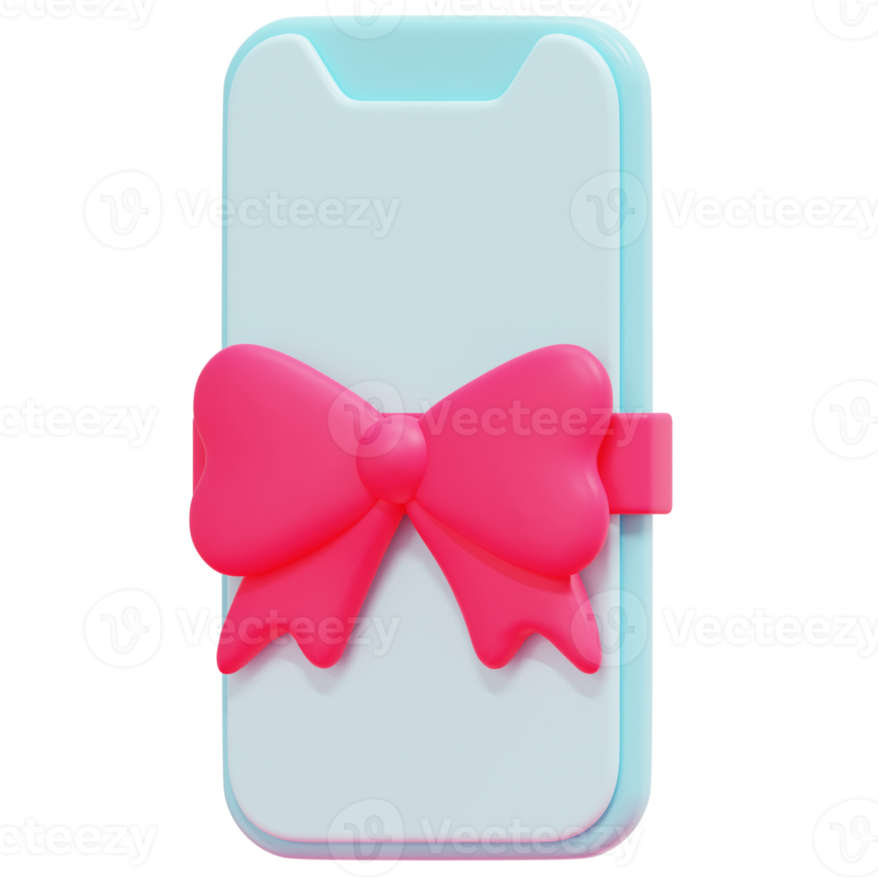 phone 3d render icon illustration png