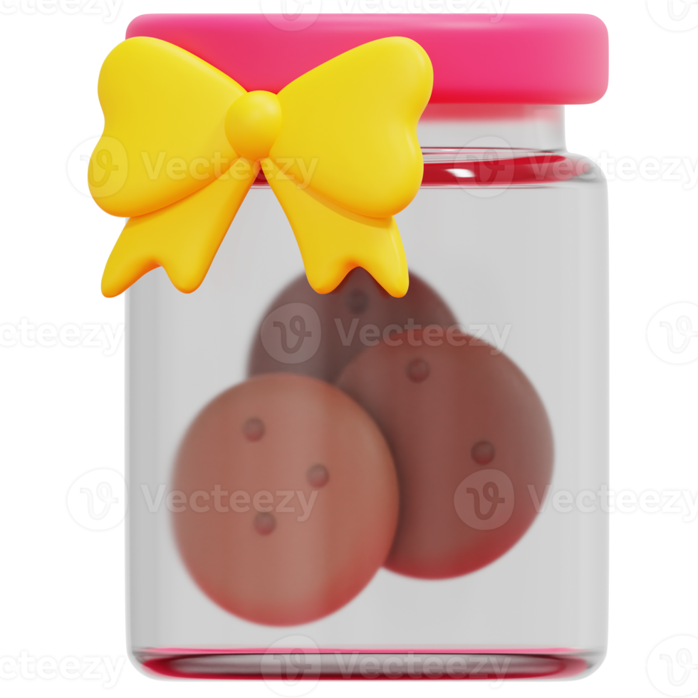 cookies 3d render icon illustration png
