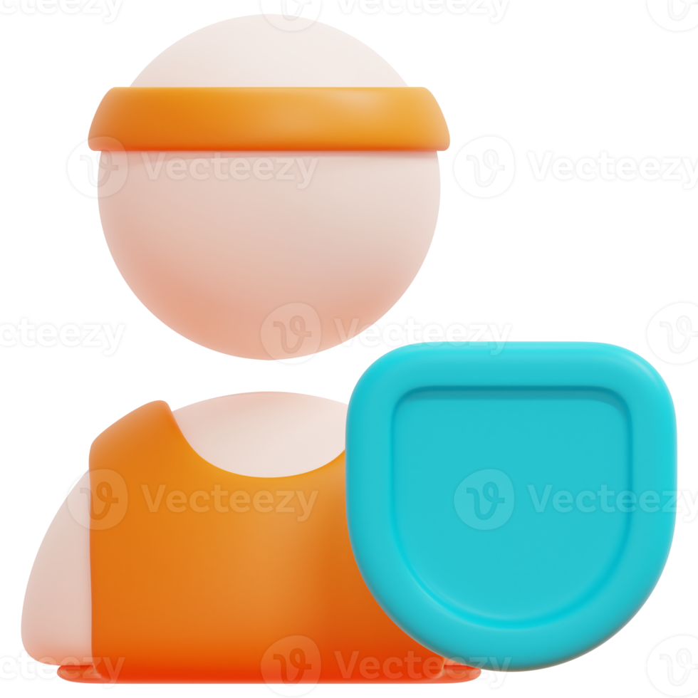 defense 3d render icon illustration png